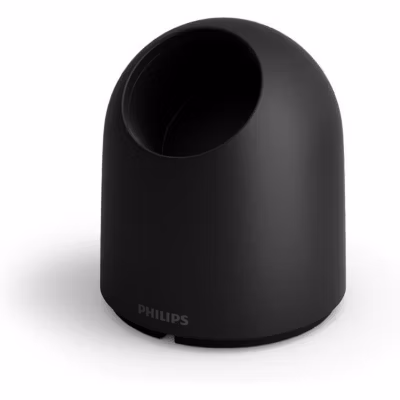 Support de bureau Philips Hue Secure noir pour camera filaire interieur lesté