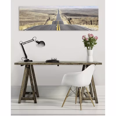 Tableau toile XXL en kit Redemption Road 130 x 40 cm – Toile textile sans PVC