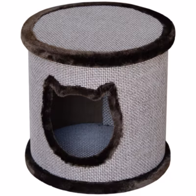 Abri coussin tonneau Omar brun D 42 par 40 cm pour chat