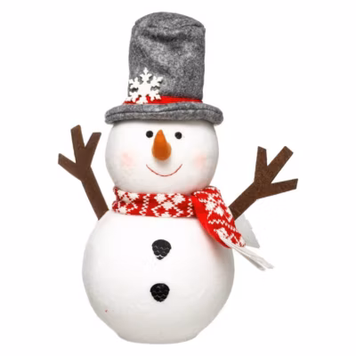 Polyfoam bougie de noël écharpe chapeau 30 cm – feeric lights & christmas