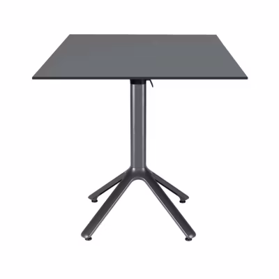 Table pliable Nemo pour intérieur/extérieur anthracite 70×70 – Restootab