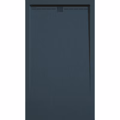 Receveur de douche 70×70 cm extra plat ARCO en resine surface ardoisee anthracite Grille anthracite