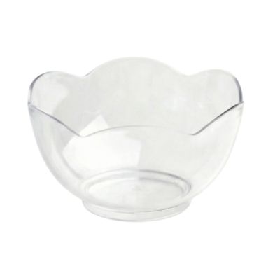 25 Verrines Rondes Mini Lotus 6 cl de D.63 x Ht. 35 mm Réutilisable,  100% Française – Transparent – D-Work
