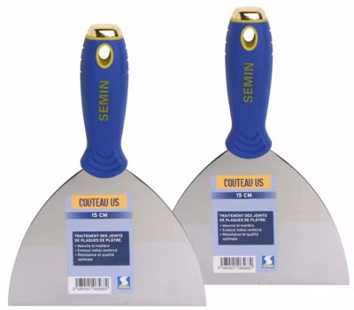 Couteau US à Enduire Semin, 15 cm (lot de 2)