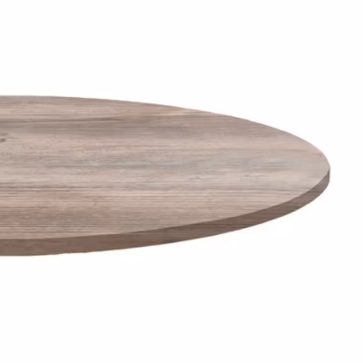 Plateau rond 70cm decor chene saman – Restootab