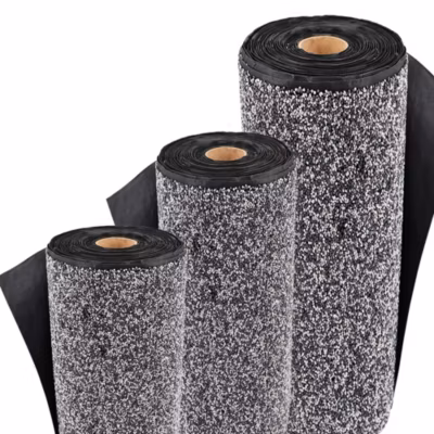 Bâche gravillonnée 8 m x 0,6 m de large pour les bordures de bassin, gris Aquagart