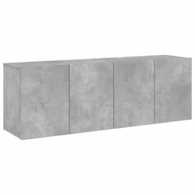 Prolenta Premium –  Meubles TV muraux 2 pcs gris béton 60x30x41 cm