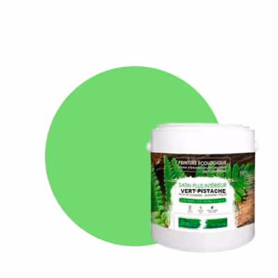 Vert Pistache Peinture interieur aspect satin Natura – Vert Pistache – 2.5L