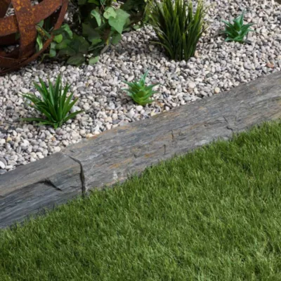 Bordure de jardin Schiste 200×3-7×3-7 cm (à l&rsquo;unité) – RO&rsquo;MA NATURE