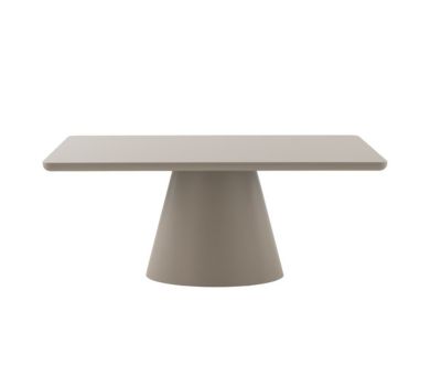 Table 180×100 panneau de fibres de moyenne densité couleur blanc