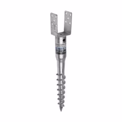 Support de poteau en U Domax à enfoncer acier galvanisé 80x685x1,8 mm 1 pièce