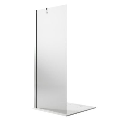 Paroi douche Walk In 80CM H190 Verre Transparent avec Traitement Anticalcaire mod. Flip