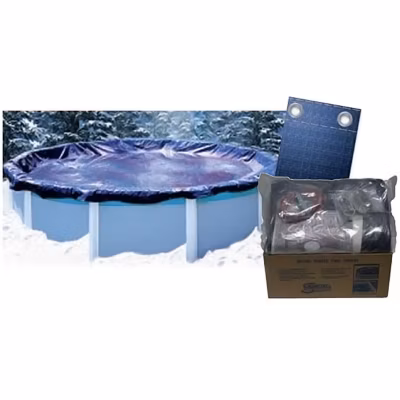 Bâche d&rsquo;hiver ovale 4,57×9,14m pour piscine hors sol Swimline CO81833 super guard