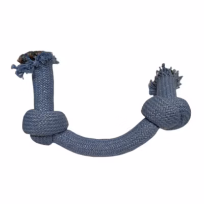 Corde COSMIC 2 nœuds, taille D 3 cm par 35 cm, jouet pour chien.