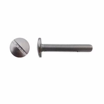 200 Vis Poêlier Tête Ronde Large Fendue 6 x 50 mm – NFE 25129 – Inox A2 – D-Work