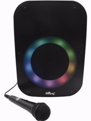 Enceinte Bluetooth iParty avec micro et effets lumineux multicolores