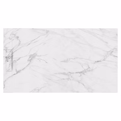 SIENA – Receveur de douche 140x80cm Calacatta – Antidérapant – Résistant & design – Disponible en plusieurs dimensions et coloris