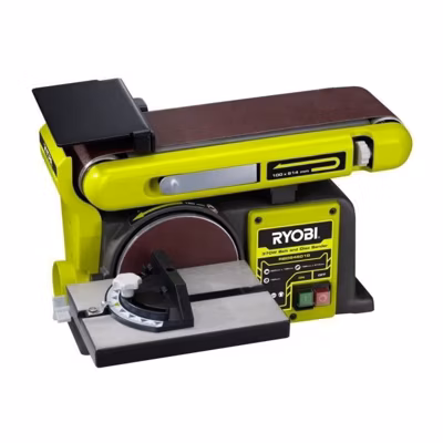 RYOBI Ponceuse a bande et a disque 370 Watts