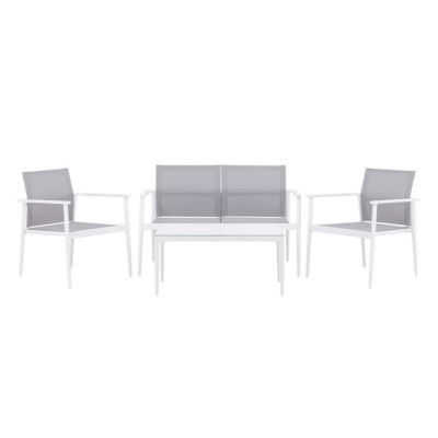 Salon de Jardin « Break » 105cm Blanc