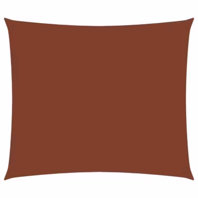 vidaXL Voile parasol Tissu Oxford rectangulaire 2,5×3,5 m Terre cuite