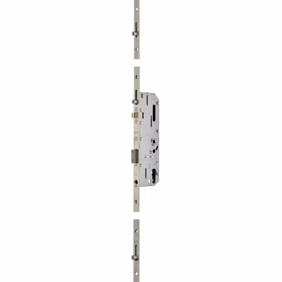 Serrure 4 points série 20215 automatique L2150 têtière 18mm Axe 50mm bout carré sans gâche – VACHETTE – 26770000