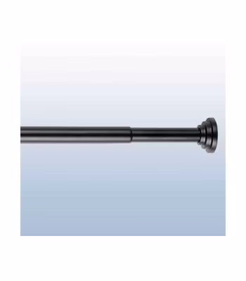 Tringle extensible entre 2 murs sans percage Noir – 60 à 90 cm – Noir
