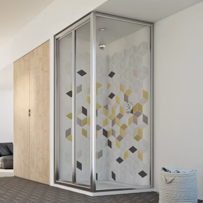 Cabine douche 70×75 Ouv. 75 CM 198 Transparent mod. Urban Duo