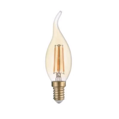 Ampoule LED E14 Flamme Filament 4W T35 – Blanc Chaud 2300K – 3500K – SILAMP