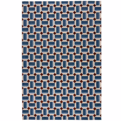 Tapis salon et chambre moderne tissé plat CLINTON 155×230 cm