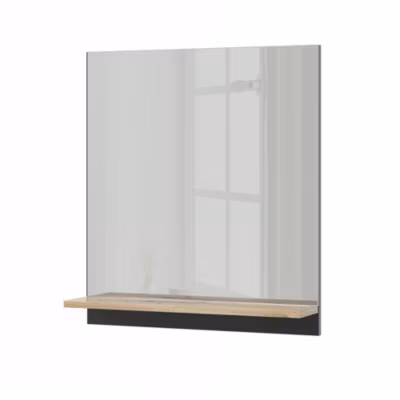 Vicco Armoire de toilette Anthracite 60x67cm avec étagère