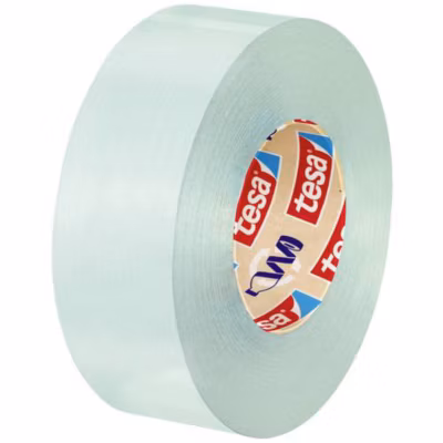 tesa ECO & CRYSTAL 59043-00000-00 – ruban adhésif transparent PET recyclé 19 mm x 10 m – pack de 8