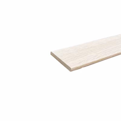 Lot de 10 Plinthes Plaquées Chêne MDF Arrondi, L.2,23 m x l.9,8 cm x Ep.9 mm