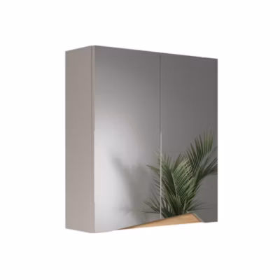 Vicco Armoire de toilette Greige/Chêne Artisan 60x67cm avec étagère réglable en hauteur