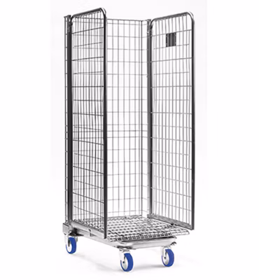 Roll métal emboîtable – 3 côtés – Charge max 500kg – 1000566