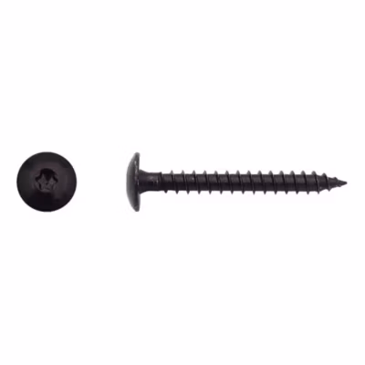 100 Vis Bois pour Penture Torx 7 x 50 mm – Zingué Noir – D-Work