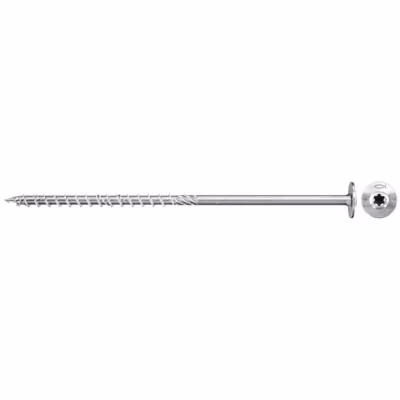 Boîte De 50 Vis De Charpente Power-fast À Empreinte Tx Fischer Fpf-wt – Tête Disque – Filetage Partiel