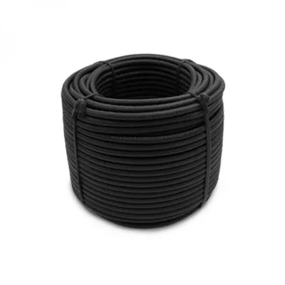 Bobine, rouleau de tendeur élastique – 25 mètres x 8 mm – Noir – Linxor