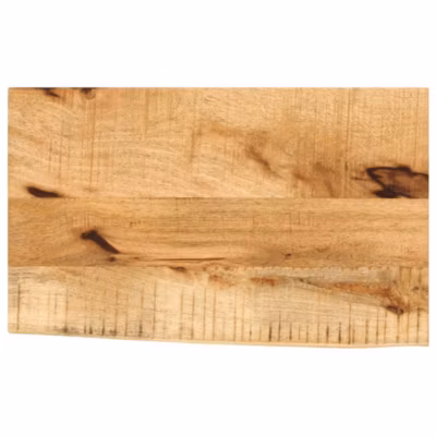Dessus de table-Plateau de Table de Remplacement 60x30x2,5 cm bord vif bois massif manguier brut 943636