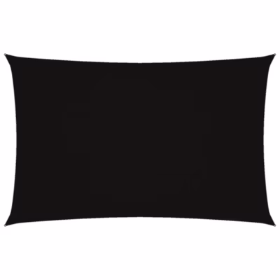 vidaXL Voile de parasol Tissu Oxford rectangulaire 4×7 m Noir