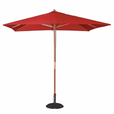 Parasol de Terrasse Professionnel Carré à Poulie Rouge – Bolero