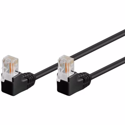 Câble RJ45 Cat5e coudé non blindé 3m GOOBAY