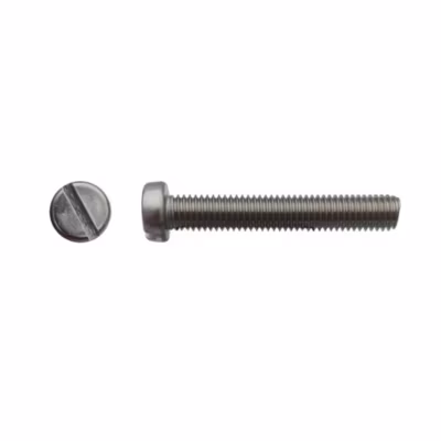 200 Vis Métaux Tête Cylindrique Fendue 5 x 70 mm – DIN 84 – Inox A4 – D-Work