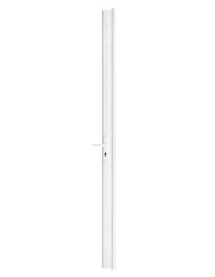 Serrure en applique réversible 3 points latéraux Tribando, blanc, pour porteur hauteur 2250 mm max – THIRARD