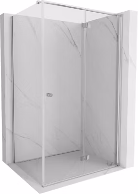 Mexen Mist-F cabine de douche pliante droite 105 x 90 cm, transparent, chrome – 8A6T-105-090-01-00-P