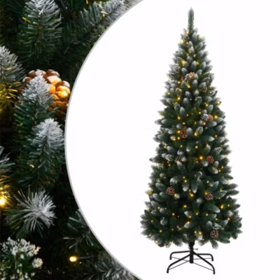 Sapin de Noël artificiel 300 LED 180 cm vidaXL