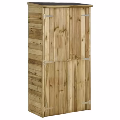 vidaXL Abri à outils pour jardin Pin 85 x 48 x 177 cm
