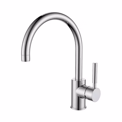 Robinet Mitigeur Lavabo Col de Cygne – Chromé – Basic