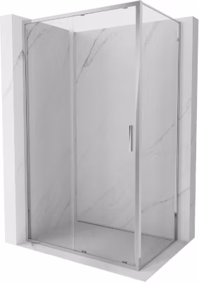 Mexen Exo cabine de douche coulissante 170 x 90 cm, transparent, chrome – 8151-170-090-01-00