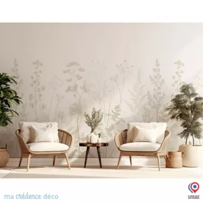 Papier peint Herbes sauvages – Intissé – 200 cm – 280 cm – MaCrédenceDéco