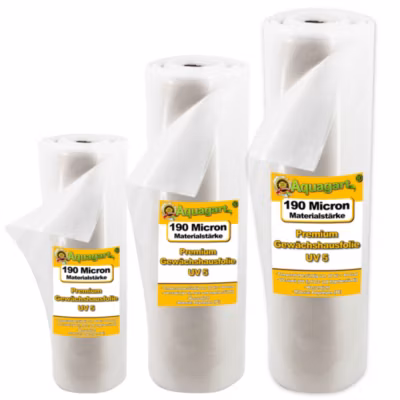 4 m film de jardin, film de serre, UV 5 film de couche froide, 6 m de large Aquagart